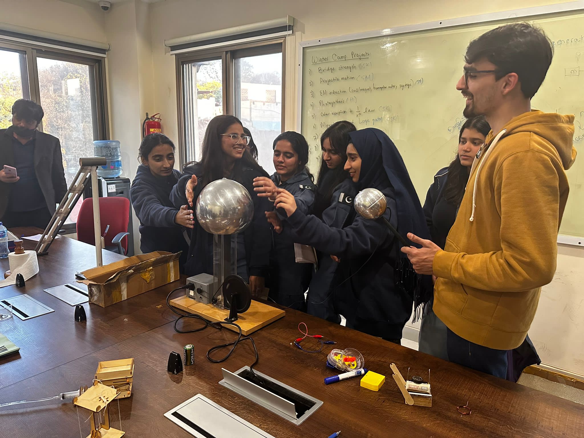 Buraq Space Camp participants